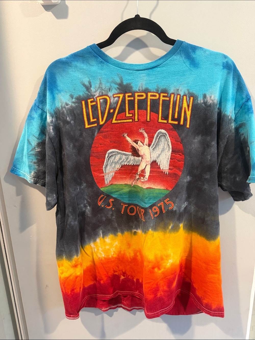 Led Zeppelin Tie-Dye Short Sleeve Tee - Multicolor
